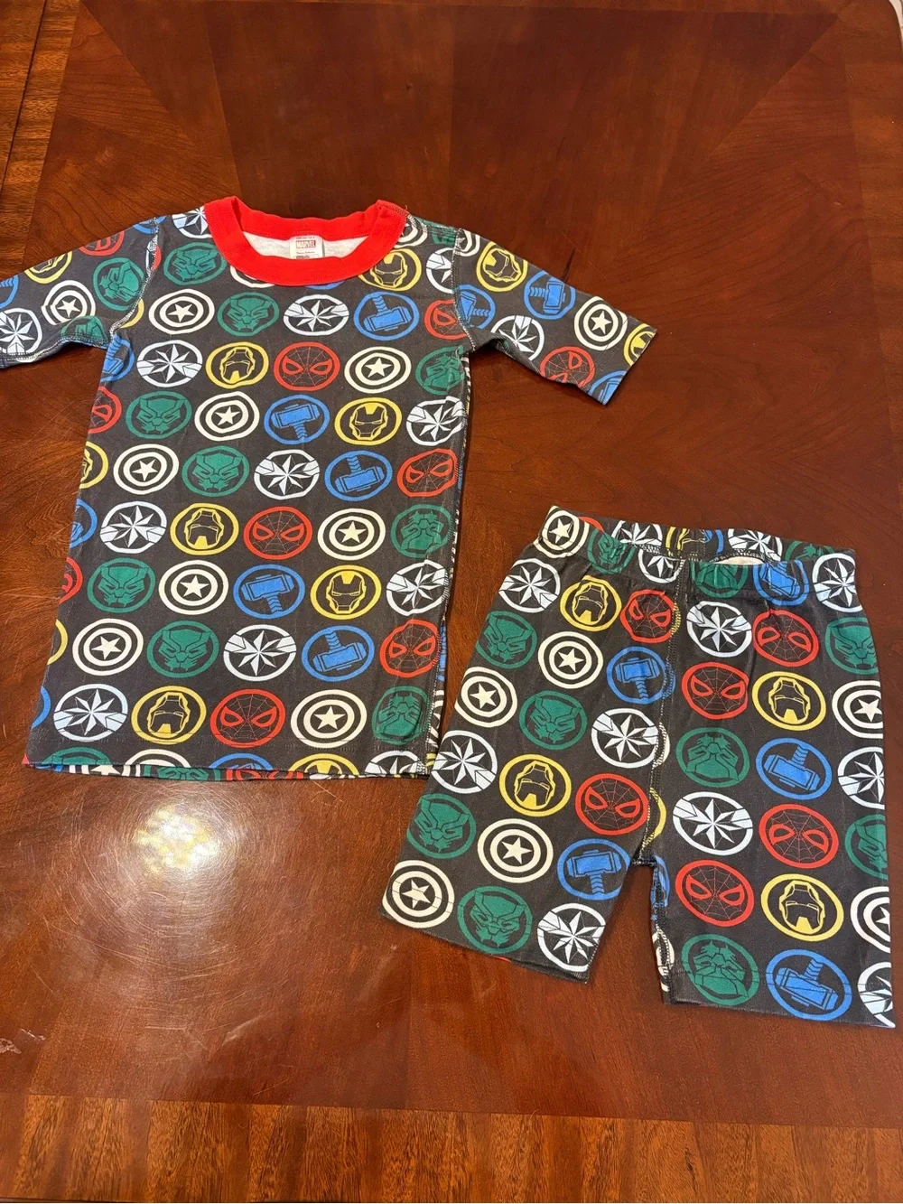 Hanna Andersson Marvel kids pajama set